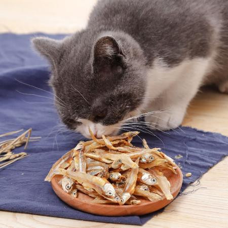 猫咪小鱼干零食营养增肥发腮成幼宠物零食无盐小鱼猫零食淡小鱼干