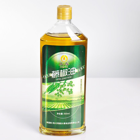 从春 藤椒油（特麻）青花椒油 麻椒油 500ml（云贵川渝地区包邮）图片