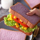 网红零食早餐【限时特惠 12.9元】 紫薯吐司面包500g/箱