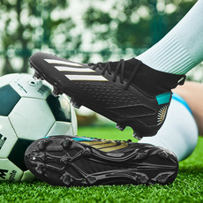 启言 学生足球鞋儿童青少年男女长钉碎钉平底训练运动鞋