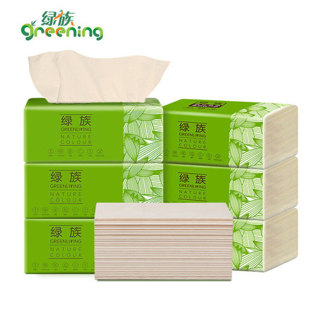 质量保证-性价比高-【32包18包5包】可选便携装绿族母婴抑菌抽纸纸巾整箱图片