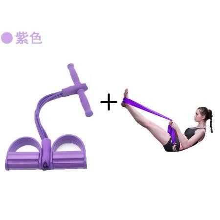 升级仰卧起坐脚蹬拉力器减肚瘦腿辅助健身器材弹簧拉力运动收腹