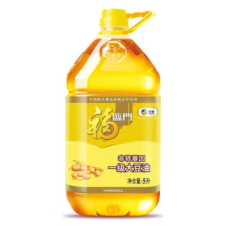 福临门 食用油 非转基因一级大豆油5L