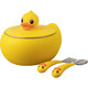 【邮政跨境进口】B.Duck 小黄鸭注水保温碗（套装）550ml