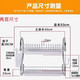 【送刀架筷子筒】碗碟架沥水碗架收纳架用品厨房置物架碗筷收纳盒