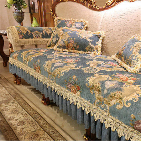 欧式沙发垫奢华定做四季通用高档防滑坐垫沙发巾套罩客厅123组合图片