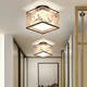 新中式吸顶灯现代简约LED过道灯走廊灯入户玄关卧室创意圆形灯具