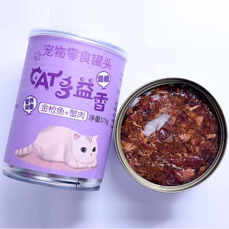 厂家直销猫罐头375g克金枪鱼猫零食猫粮幼猫成猫湿粮猫主食大罐