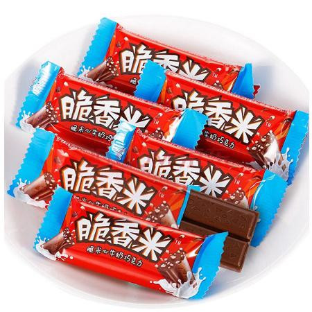 德芙巧克力脆香米盒装5-32条批发脆米心牛奶巧克力儿童零食批发图片