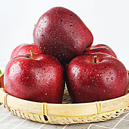 甘肃花牛苹果蛇果(果径65mm以上)新鲜水果图片