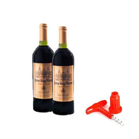 【领活动券立减50元】法国红酒干红葡萄酒750ml2瓶