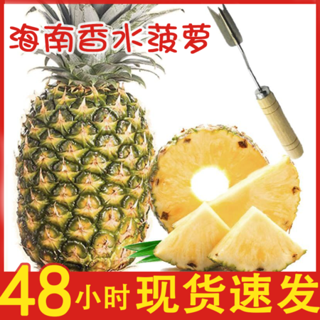 【邮政电商扶贫 】 【第二件0.1元】海南新鲜大菠萝5斤装手撕菠萝非凤梨水果图片