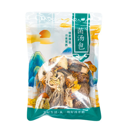 鹤来香 菌汤包云南食用菌七彩菌汤包炖汤鲜羊肚菌鹿茸菇菌菇干货