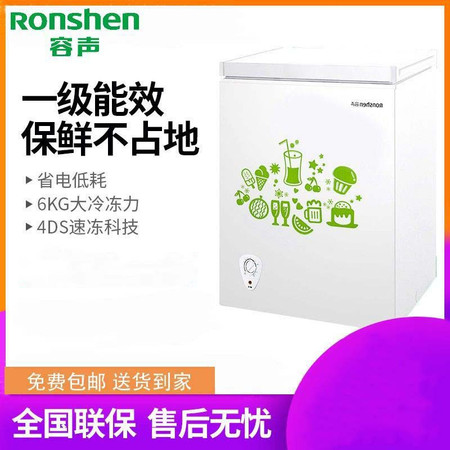 容声/Ronshen BD/BC-100MB家用商用小型节能冰柜冷冻冷藏冷柜迷你图片