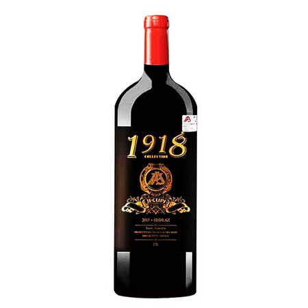 澳洲原瓶进口葡萄酒 吉卡斯 1918限量版珍藏西拉子干红葡萄酒 1500ml*1 礼盒版图片