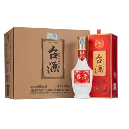  茅台 贵州茅台集团 台源 53度 酱香型白酒 500ml*6瓶