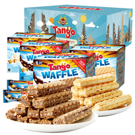 TANGO 印尼进口 Tango威化饼干 进口威化饼干零食礼盒零食大礼包送女友