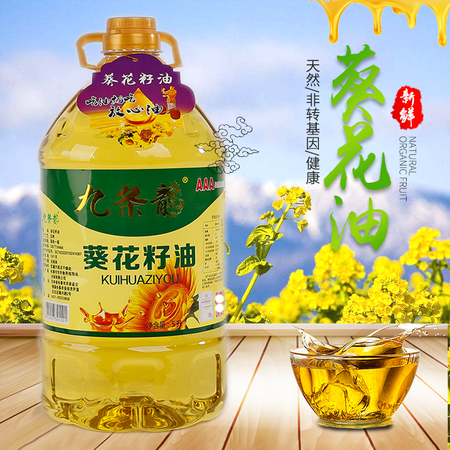 (特.价100桶)纯葵花籽油5L 非转基因食用油 物理压榨葵花油包邮