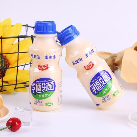 原味胃动力乳酸菌340ml一箱西游乐园益生元酸奶批发整箱饮料包邮图片