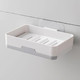 双层肥皂盒创业设计免打孔大号壁挂带沥水香皂盒浴室卫生间置物架