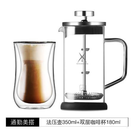 法压壶咖啡壶手冲滤压壶玻璃冲茶器打奶泡按压泡茶壶咖啡过滤杯器图片