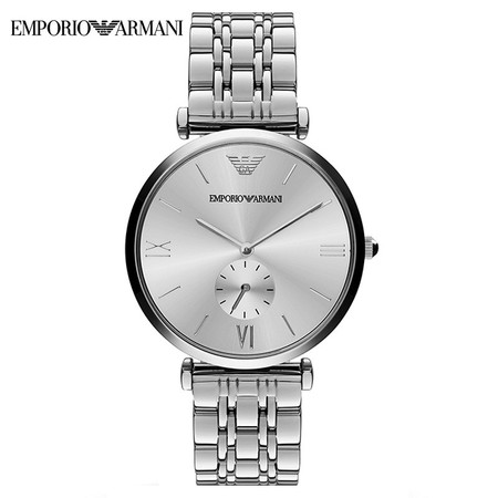 阿玛尼（Emporio Armani）阿玛尼钢带手表男防水时尚简约石英男士腕表AR1819图片