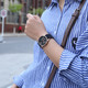 阿玛尼（Emporio Armani)手表女士手表时尚经典女表 胶包钢AR5906