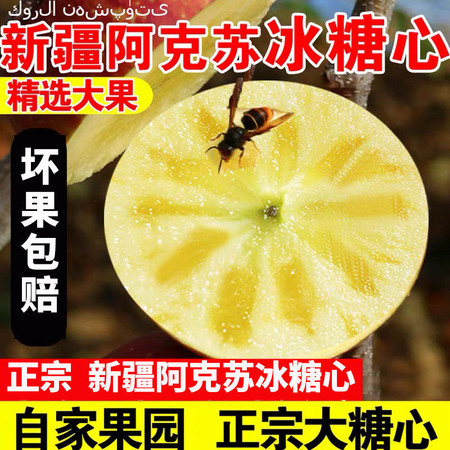 【爆甜阿克苏】苹果水果冰糖心丑苹果水果新鲜5/10斤当季水果新疆苹果阿克苏图片