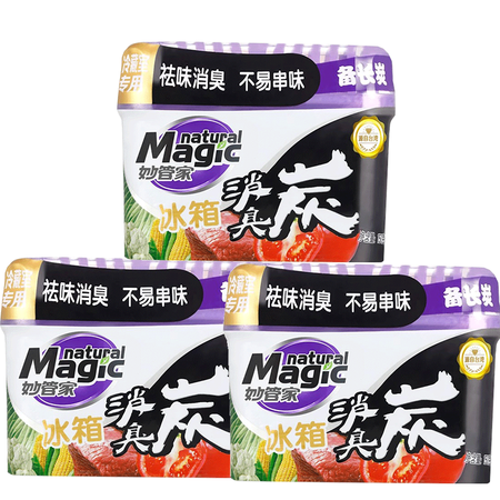 妙管家冰箱消臭炭150g*3盒YH