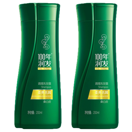 100年润发柔亮去屑洗发露200ML*2瓶图片