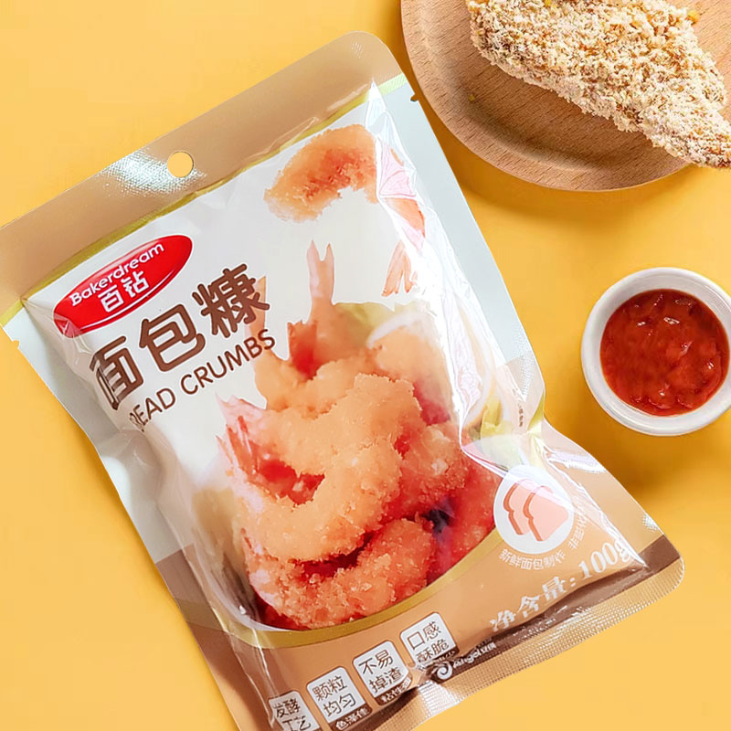 百钻 面包糠炸鸡裹粉100g/袋油炸粉油炸酥肉肉裹粉