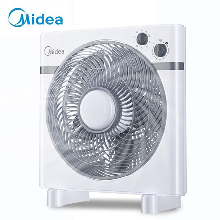 美的（Midea）家用节能定时电风扇/台式转页扇办公室学生宿舍静音台式扇KYT30-15AW