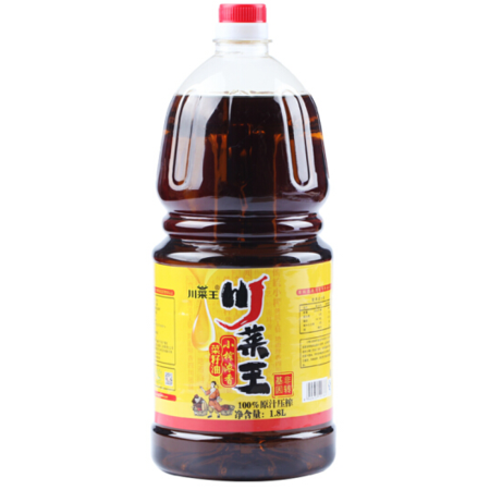 川菜王小榨浓香菜籽油1.8L