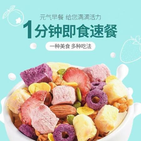 【拼购更实惠】酸奶果粒麦片混合学生早餐麦片非低脂即食营养麦片代餐网红500g坚果果仁休闲小吃零食早餐图片