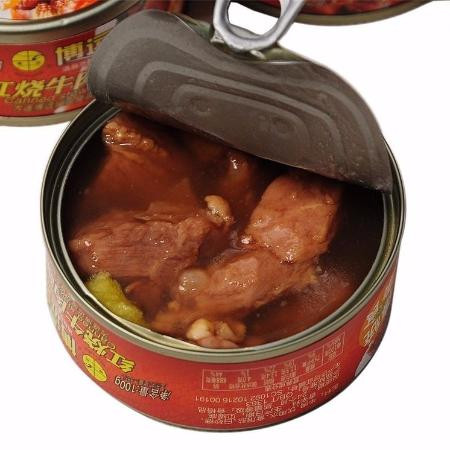 即食红烧牛肉罐头6罐装肉制品整箱户外熟食方便速食品佐餐下饭菜d