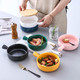 焗饭碗北欧风带柄烘焙烤碗意大利面盘子家用陶瓷餐具汤面碗沙拉碗