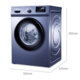 TCL 10公斤 滚筒洗衣机全自动 一键启动 便捷洗衣程序（星云蓝）XQG100-P600B 星云蓝