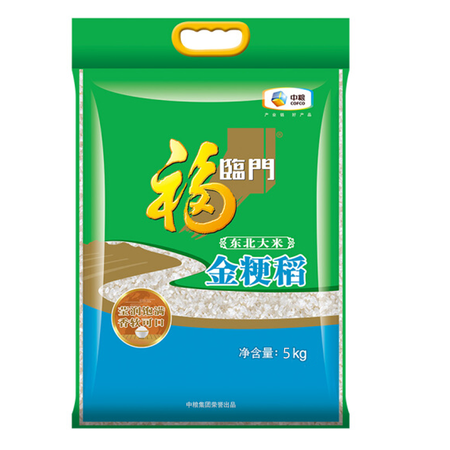 福临门优选金粳稻5kg（充气）黄金产地 粒粒精选