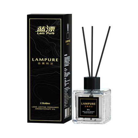 LAM PURE/蓝漂香薰50ml*2瓶装室内卧室房间厕所蓝风铃味香氛图片