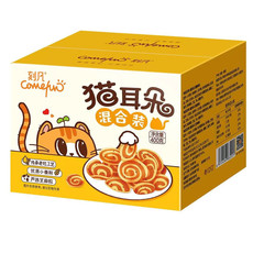 刻凡 【券后39.8元】【400g*4箱】猫耳朵酥怀旧小吃货零食小吃网红充饥夜宵