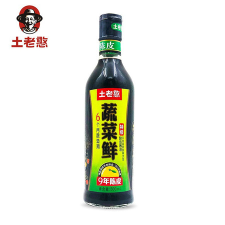 【宜都】土老憨 蔬菜鲜（特级）酱油500ml图片