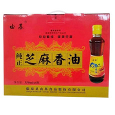 由基食品 白芝麻油（礼盒装）350ml*6