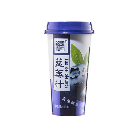 乡野情 蓝莓葡萄果汁400ml*6杯/箱 （溯源直播）图片