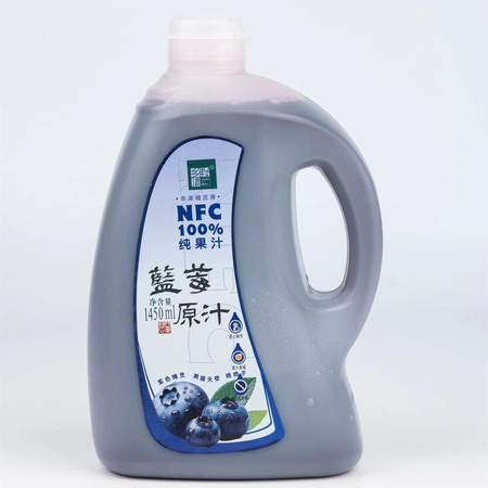 乡野情 蓝莓原汁1450ml/桶 （溯源直播）