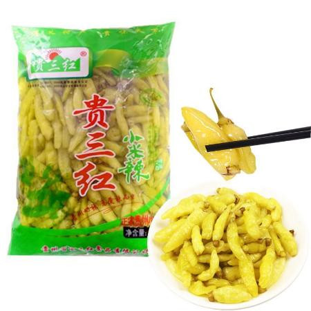 贵三红泡椒小米椒下饭菜咸菜泡菜酸菜小米辣贵州特产酸甜咸口图片