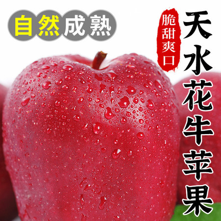 【中国国家地理标志产品】甘肃花牛苹果8枚 带箱约3斤起