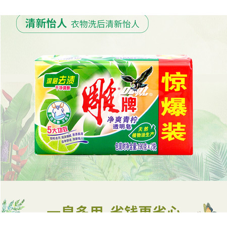 雕牌 190g*2雕牌透明皂*2组图片