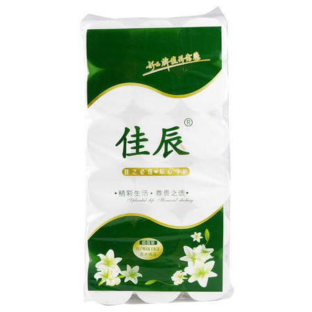 佳辰卫生纸2450g/提 家用妇婴用纸实惠装卷纸无芯厕所手纸18卷大提