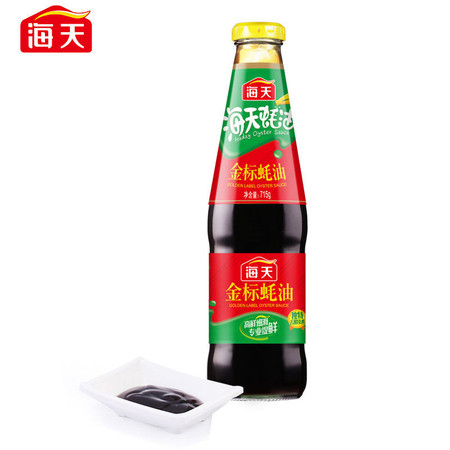 海天金标蚝油715g/瓶 增鲜调味品火锅烧烤蘸料拌面拌馅勾芡图片