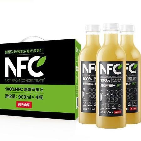 农夫.山泉NFC苹果汁送礼饮料整箱批发10/4瓶